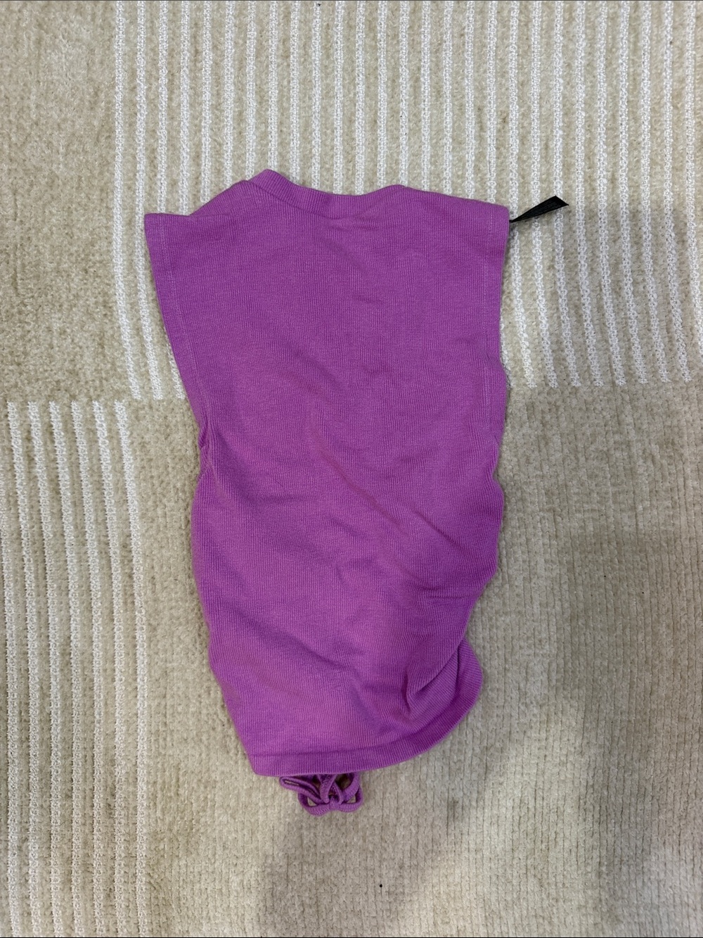 Urban Outfitters Purple Ribbed Crop Top